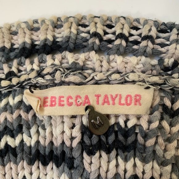 Rebecca Taylor Crewneck Knit Sweater Medium - Picture 4 of 7